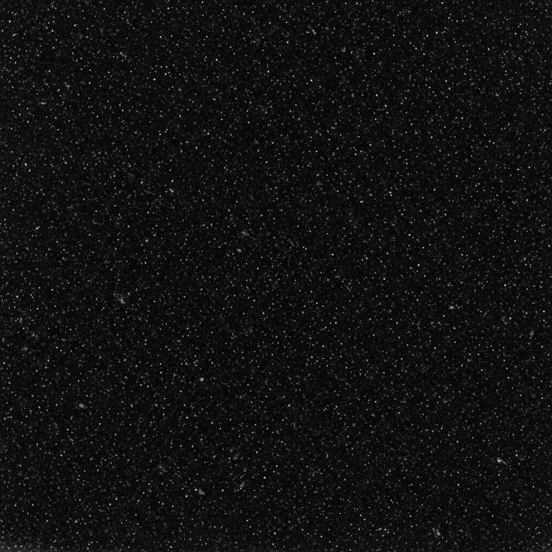 Star Galaxy – svart med guldflammor granit, polerad yta